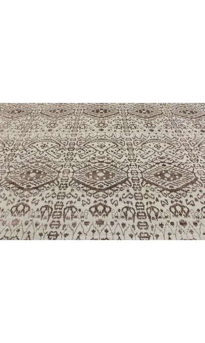 9 x 12 Wool and Silk Ikat Rug 30328