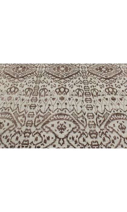 9 x 12 Wool and Silk Ikat Rug 30328
