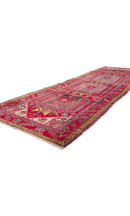 3 x 10 Antique Persian Heriz Runner 61223