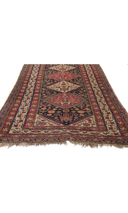 3 x 11 Antique Persian Shiraz Runner 78454