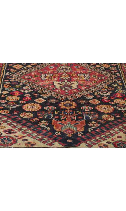 3 x 11 Antique Persian Shiraz Runner 78454