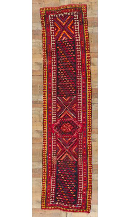 3 x 12 Vintage Persian Shiraz Runner 61179