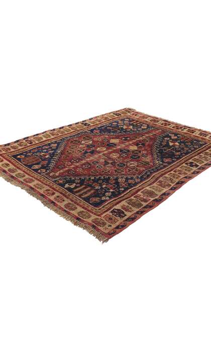 3 x 3 Antique Persian Shiraz Rug 61217