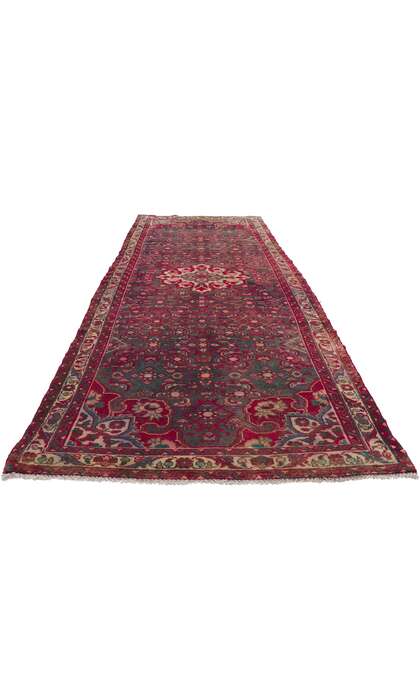 4 x 10 Vintage Persian Hussainabad Rug 61218