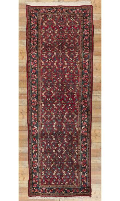 4 x 12 Antique Persian Bijar Runner 61175
