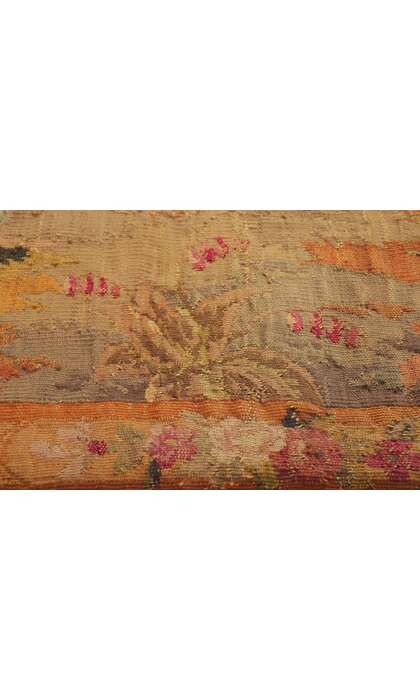 4 x 5 Antique French Aubusson Tapestry 78421