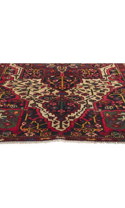 4 x 7 Antique Persian Bakhtiari Rug 61183