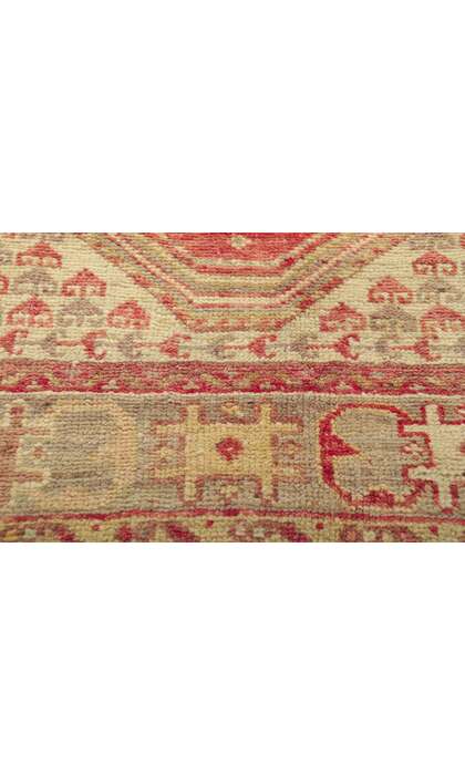4 x 7 Vintage Turkish Oushak Rug 73890
