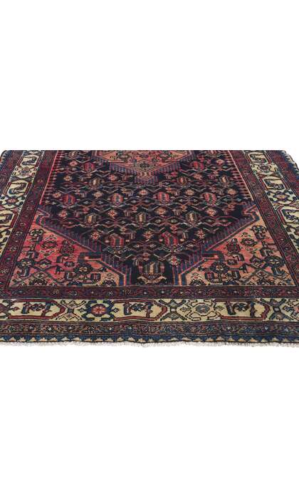 4 x 8 Antique Persian Hamadan Rug 61185