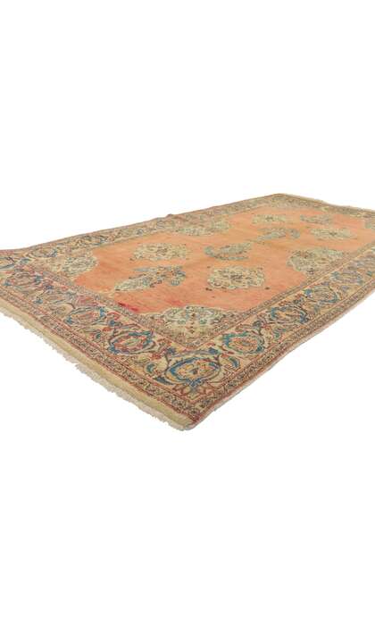 4 x 8 Vintage Persian Tabriz Rug 75204