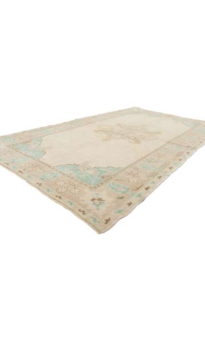 4 x 8 Vintage Muted Oushak Rug 52972