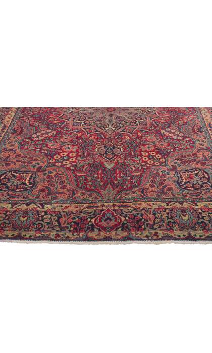 5 x 6 Antique Persian Tabriz Rug 61214