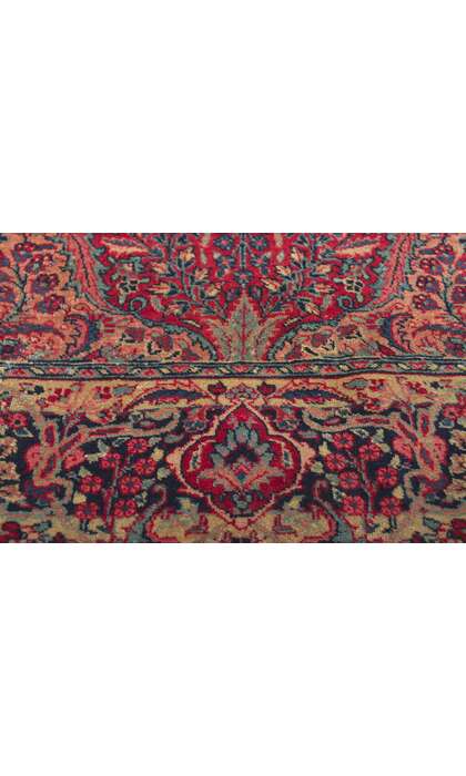 5 x 6 Antique Persian Tabriz Rug 61214