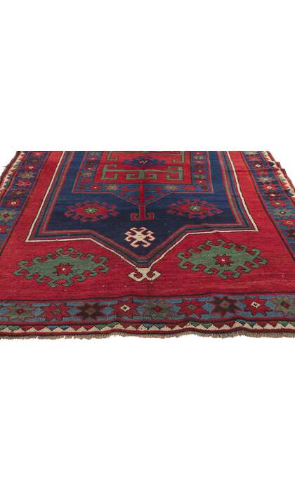 5 x 7 Antique Caucasian Kazak Rug 73293