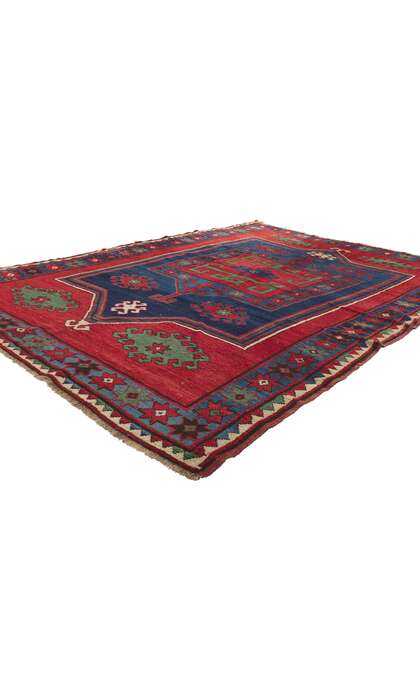 5 x 7 Antique Caucasian Kazak Rug 73293