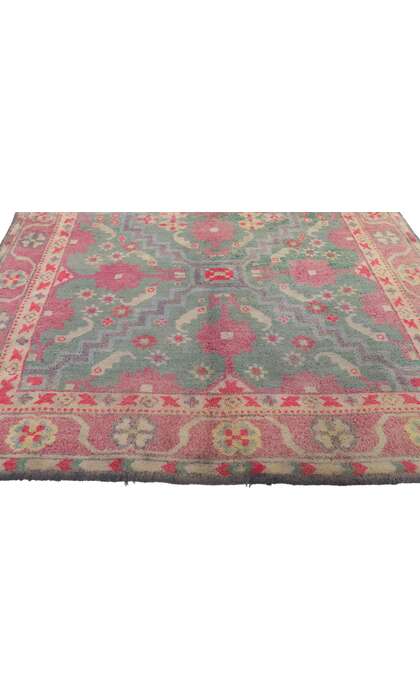 5 x 7 Antique Indian Agra Rug 73302