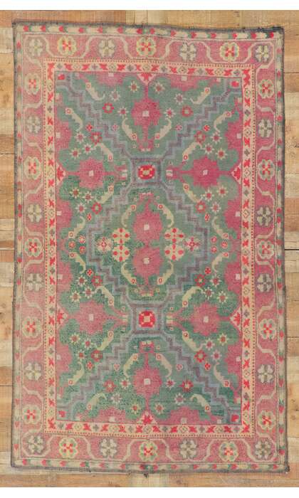 5 x 7 Antique Indian Agra Rug 73302