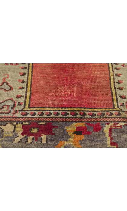 5 x 7 Vintage Turkish Oushak Rug 74077
