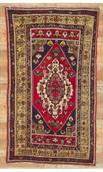 5 x 8 Antique Turkish Oushak Rug 72689