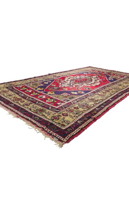 5 x 8 Antique Turkish Oushak Rug 72689