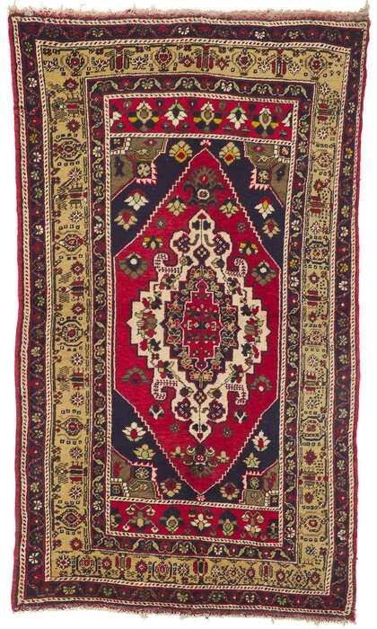 5 x 8 Antique Turkish Oushak Rug 72689