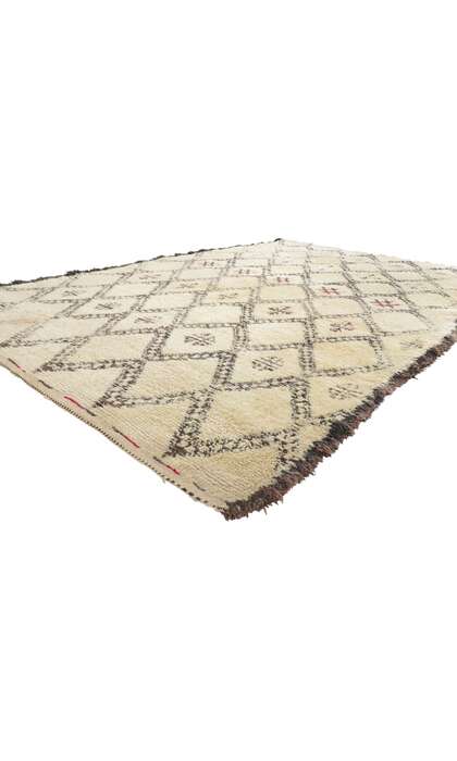 6 x 10 Vintage Moroccan Beni Ourain Rug 78413