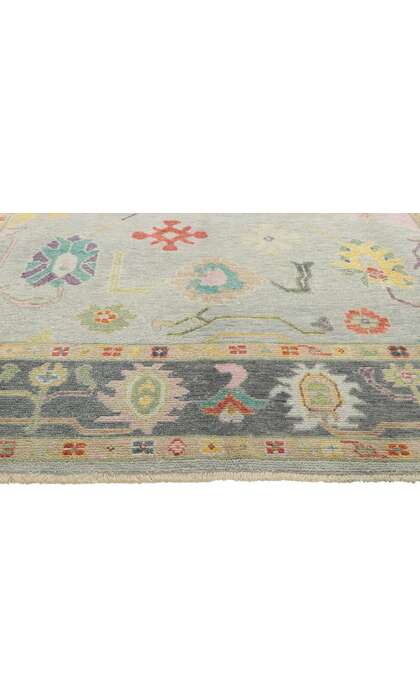 8 x 10 Colorful Oushak Rug 30369