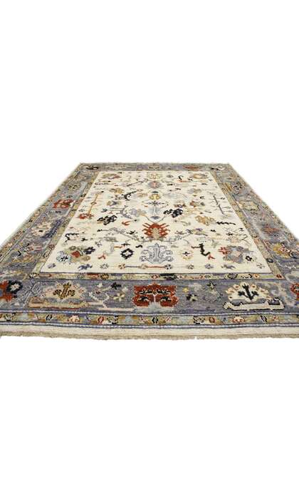9 x 12 Transitional Oushak Rug 80391