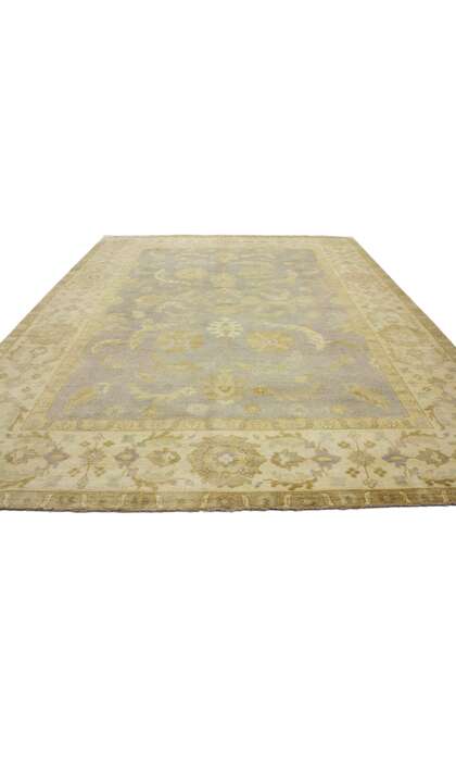 9 x 13 Vintage-Inspired Oushak Rug 30212