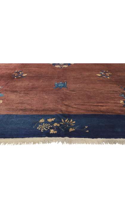 9 x 11 Antique Chinese Peking Rug 78422