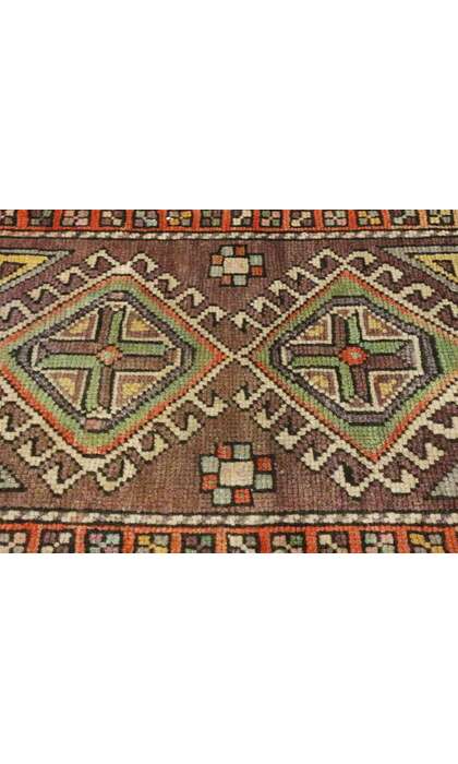 1 x 2 Vintage Turkish Yastik Rug 51193
