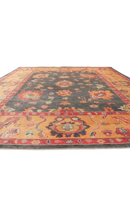 10 x 13 Colorful Oushak Rug 52430