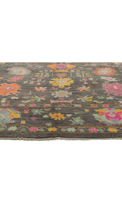 10 x 13 Colorful Oushak Rug 52218