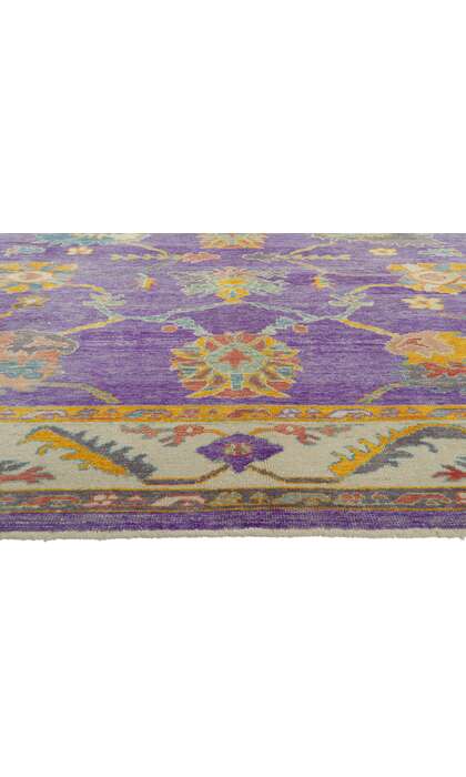 10 x 14 Colorful Oushak Purple Rug 5188710 x 14 Colorful Oushak Purple Rug 51887