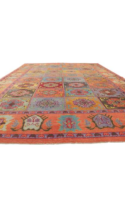 10 x 14 Colorful Oushak Rug 51884