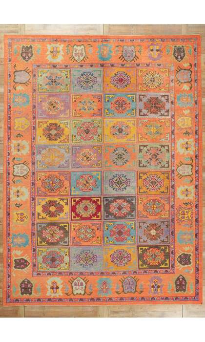10 x 14 Colorful Oushak Rug 51884