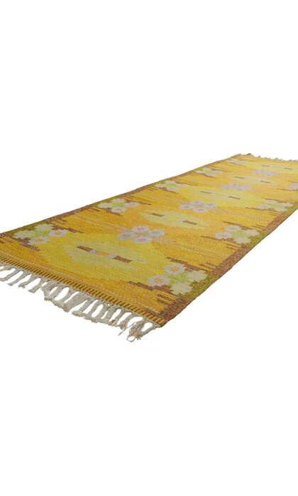 3 x 8 Vintage Swedish Kilim Rug Ingrid Silow Rollakan 78507