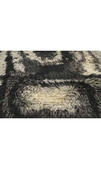 3 x 9 Ingrid Sterling Vintage Swedish Rya Rug 78463