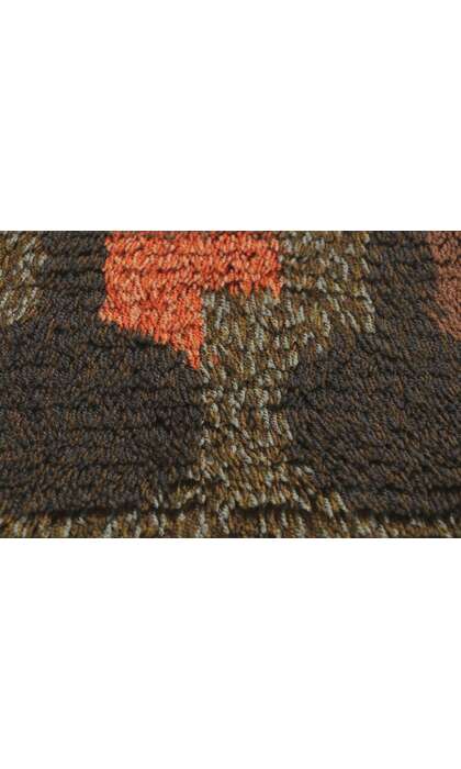 4 x 6 Vintage Swedish Birgitta Salenius Rya Rug 78510