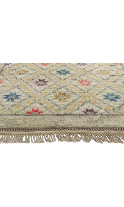 4 x 7 Vintage Scandinavian Swedish Rya Rug 78509