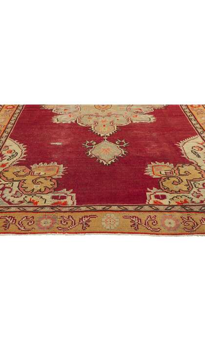 5 x 8 Vintage Turkish Oushak Rug 51673