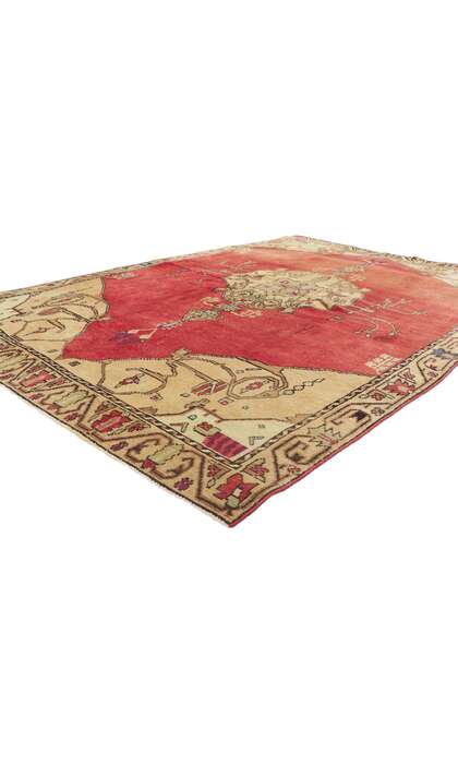 5 x 8 Vintage Turkish Oushak Rug 51730