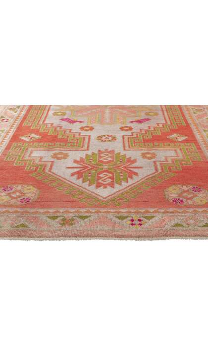 5 x 8 Vintage Turkish Oushak Rug 51804