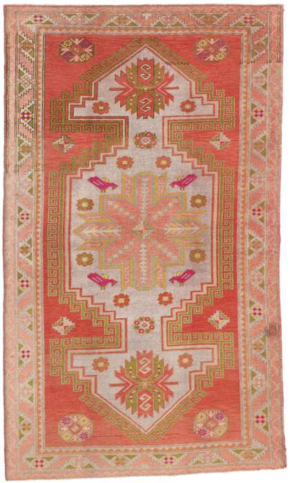 5 x 8 Vintage Turkish Oushak Rug 51804