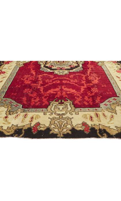 5 x 9 Vintage Turkish Oushak Rug 518115 x 9 Vintage Turkish Oushak Rug 51811