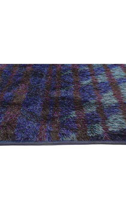 5 x 7 Vintage Scandinavian Swedish Rya Rug 78472