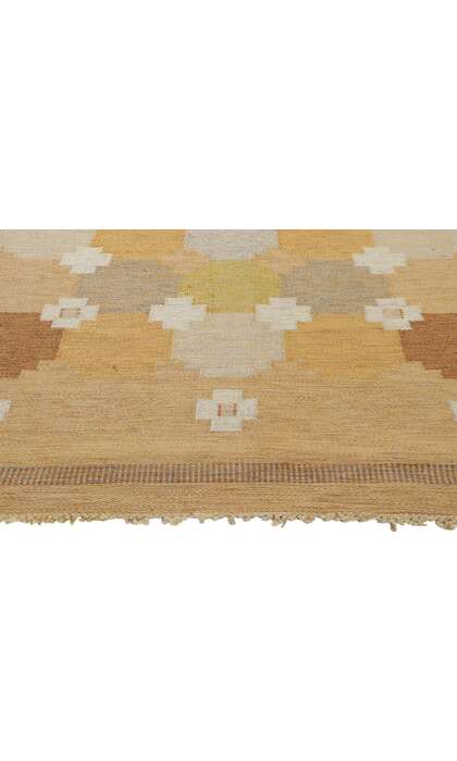 5 x 7 Vintage Swedish Kilim Rug Ingegerd Silow Rollakan 78504
