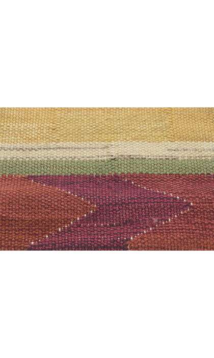 5 x 7 Vintage Swedish Kilim Rug Rollakan 78488