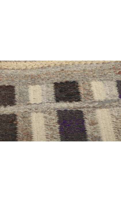 5 x 7 Vintage Swedish Rug Irma Kronlund Rollakan 78482