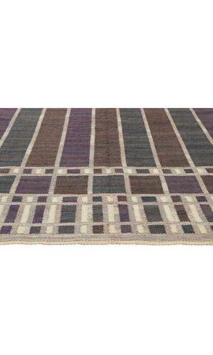 5 x 7 Vintage Swedish Rug Irma Kronlund Rollakan 78482